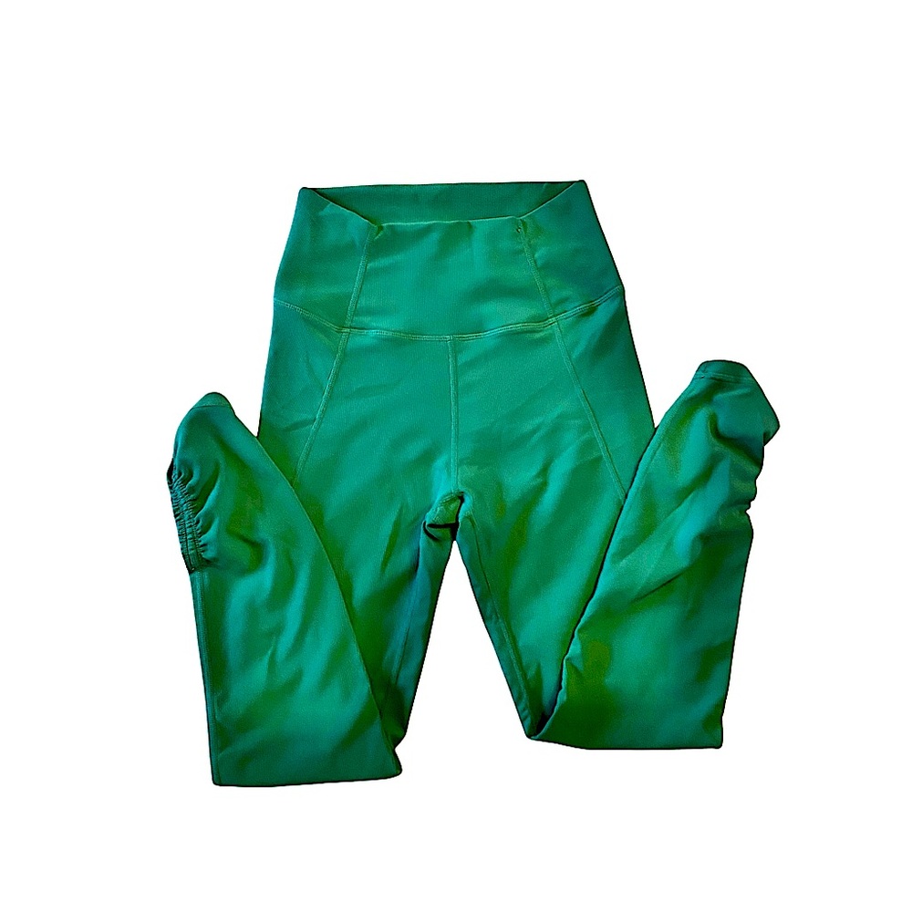 WILO the label sea green ribbed leggings size small - Picture 2 of 6